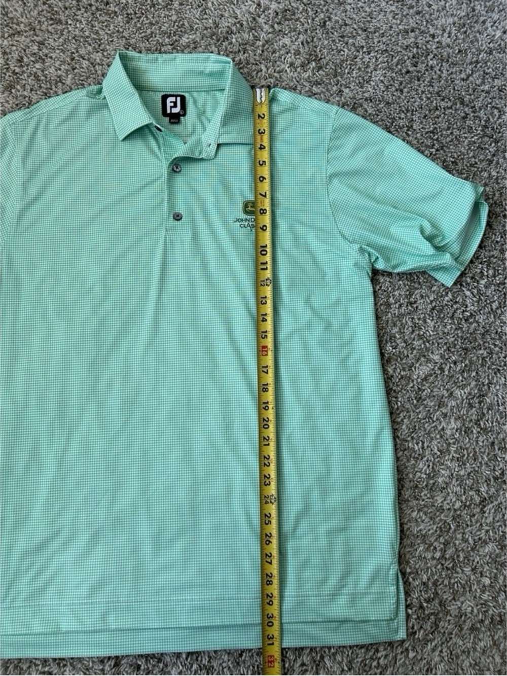 FootJoy x John Deere Classic 50th Anniversary Men's Green Golf Polo - Picture 8 of 8